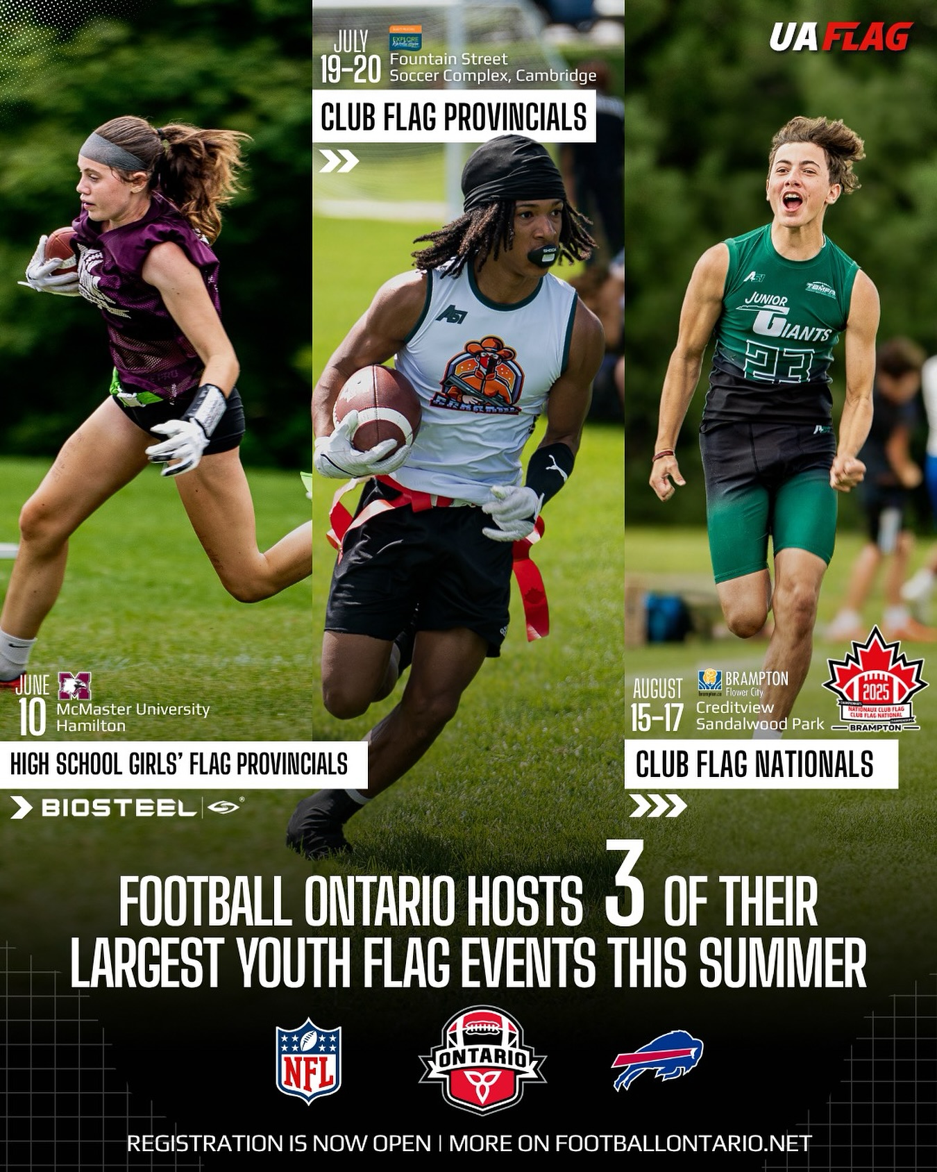 Ontario - Football Ontario is proud to announce three premier flag ...