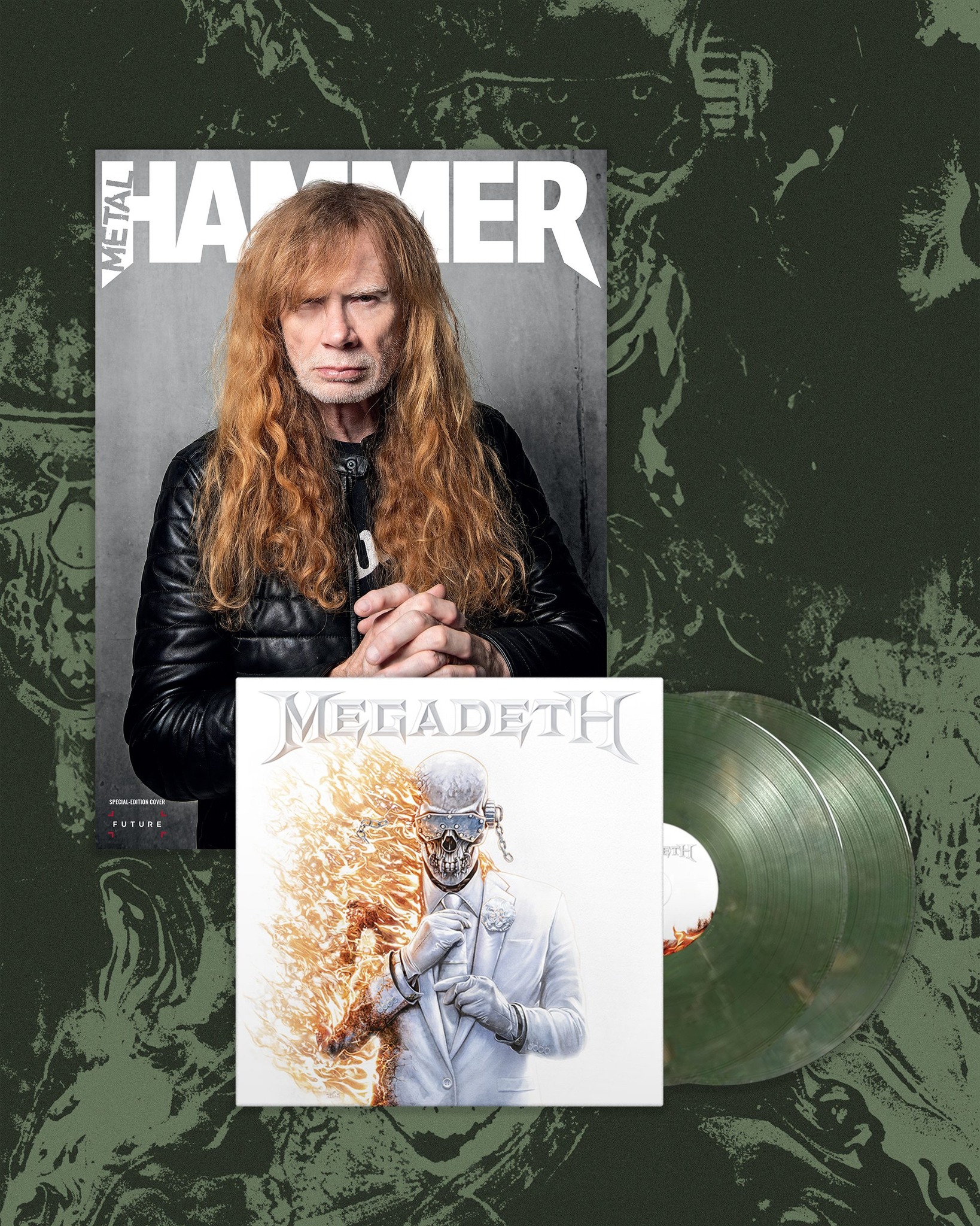 Megadeth Death by Design box set with signed comic book