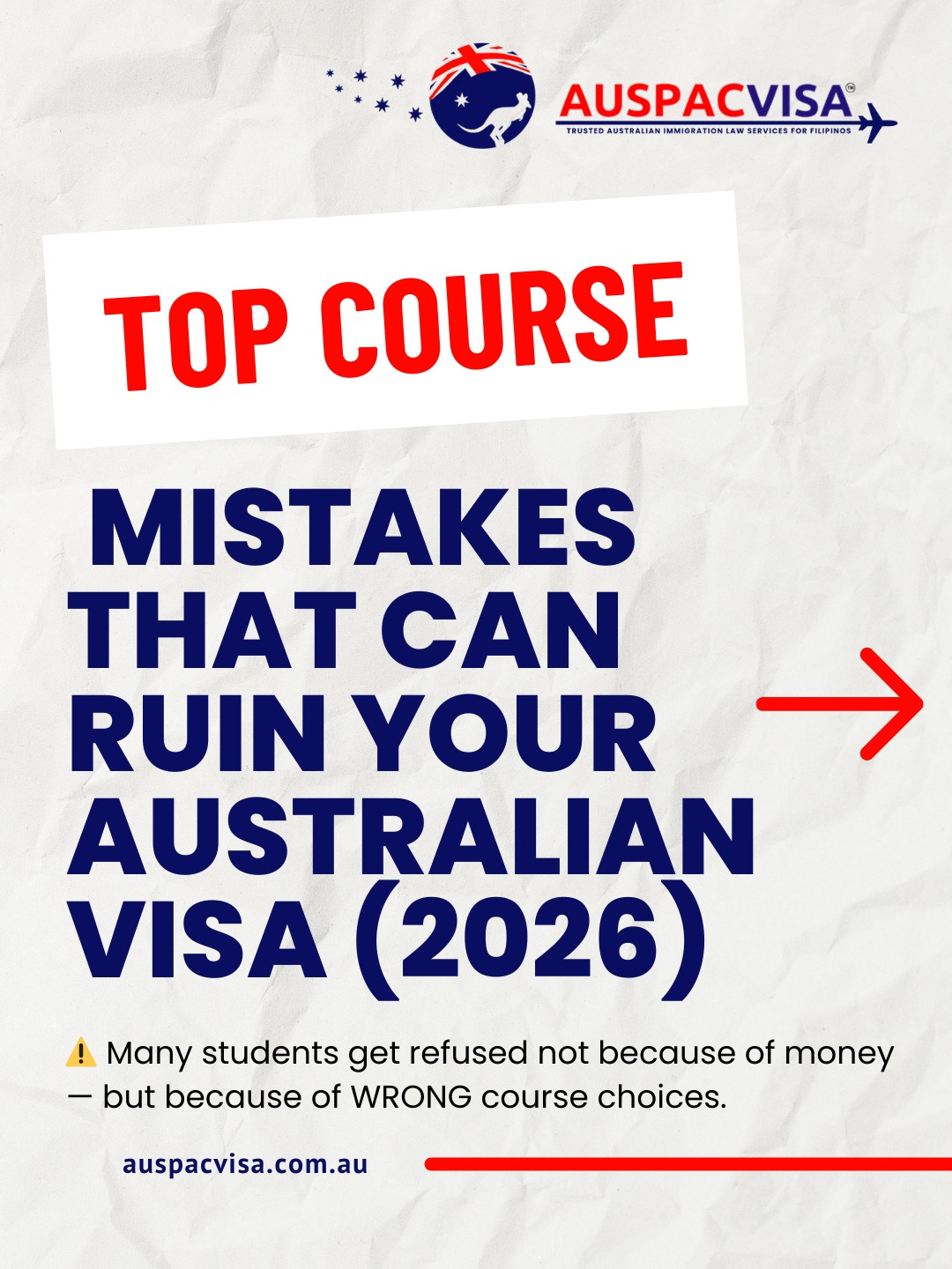 Auspac VISA - Choosing the wrong course in 2025 can ruin... | Facebook