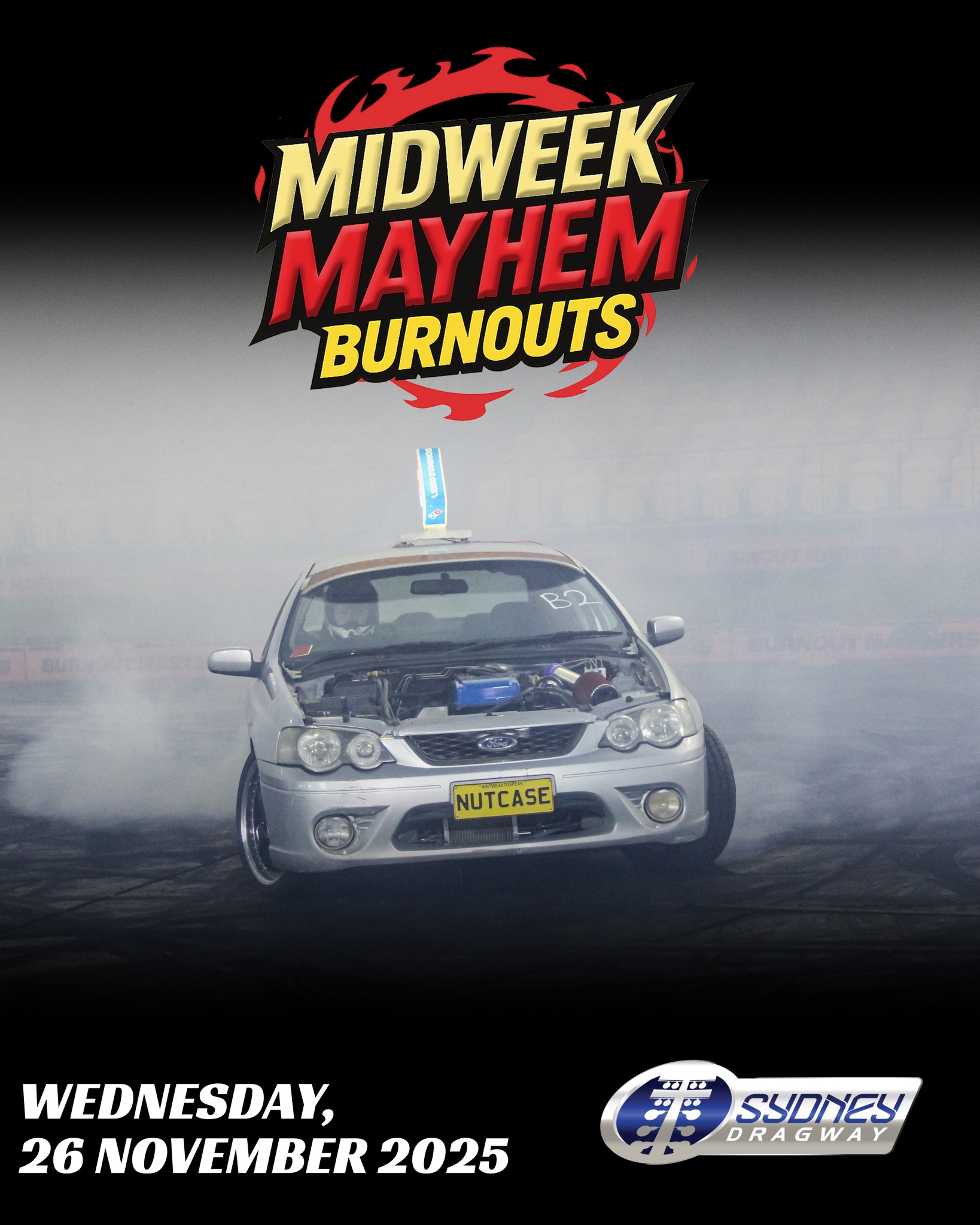 Sydney Dragway - MIDWEEK MAYHEM BURNOUTS - WEDNESDAY, 26... | Facebook