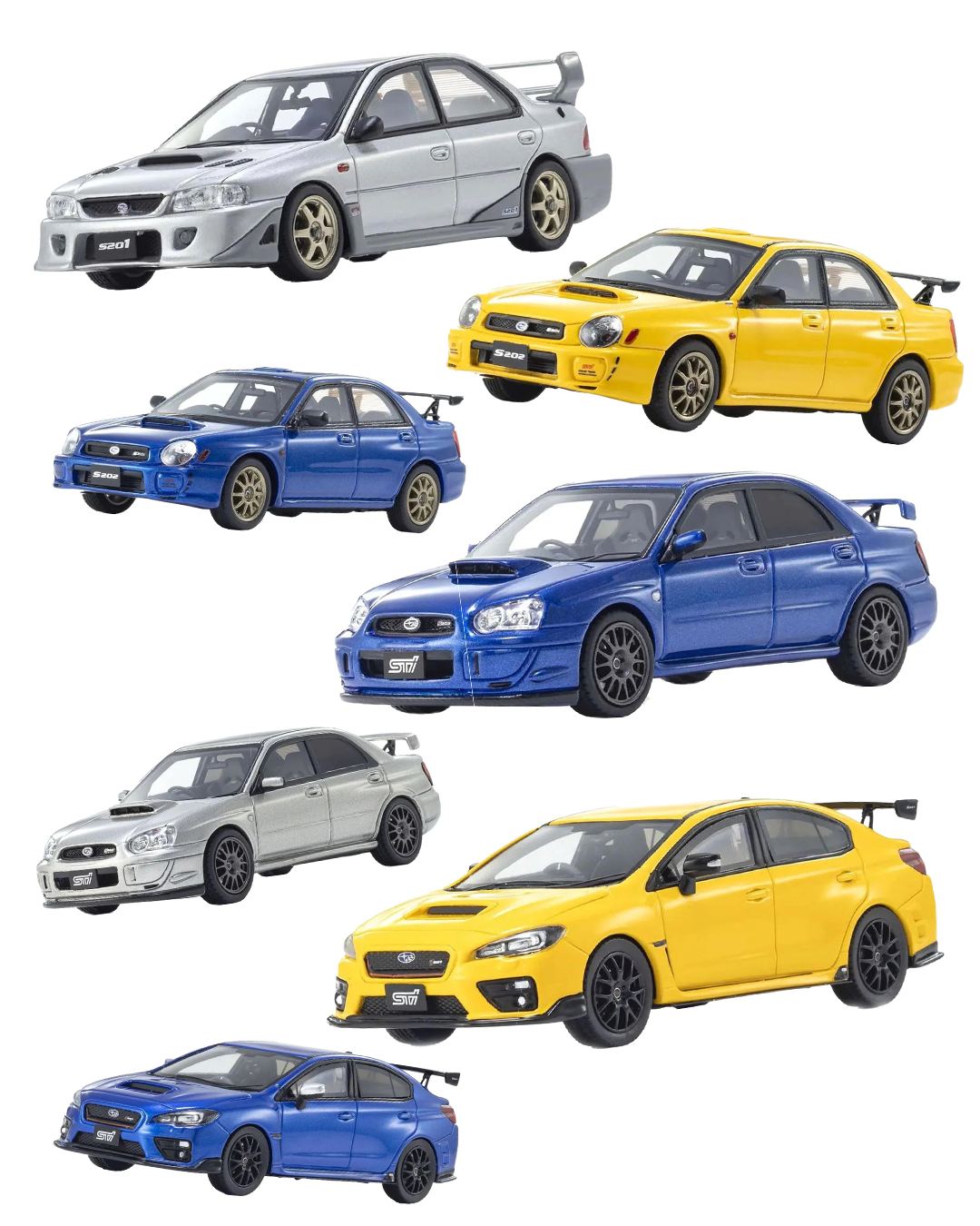 New Subaru S-model diecast cars available
