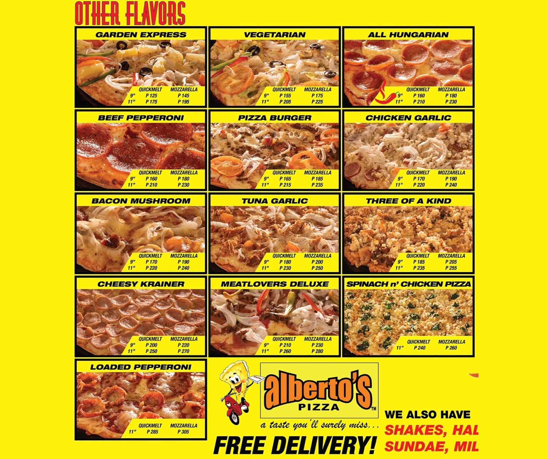 Alberto's - ☎️For your order please contact: SMART: 09982207612 SUN ...