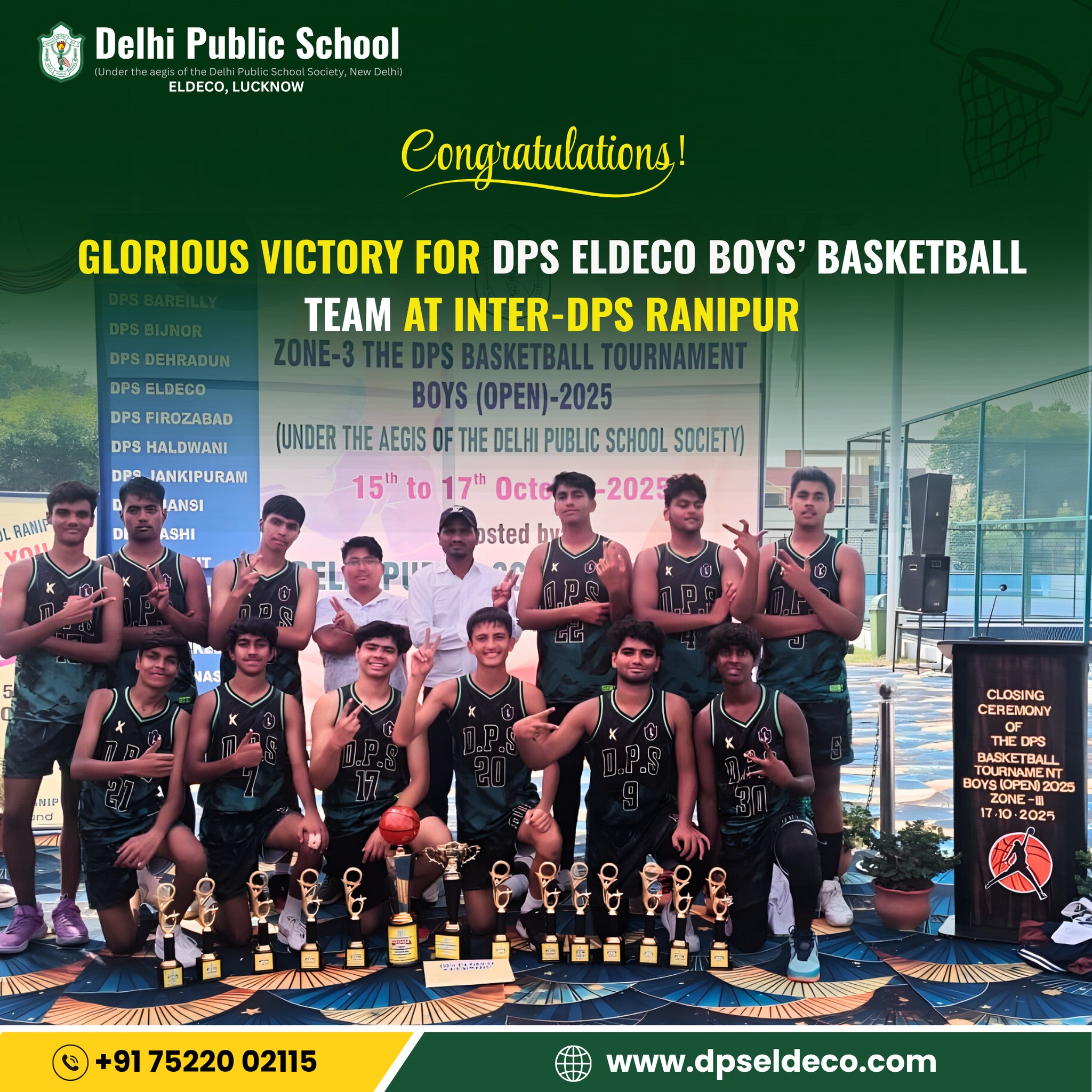 🏀 𝐕𝐢𝐜𝐭𝐨𝐫𝐲 𝐁𝐞𝐲𝐨𝐧𝐝 𝐁𝐨𝐮𝐧𝐝𝐚𝐫𝐢𝐞𝐬!... - Delhi Public School, Eldeco | Facebook