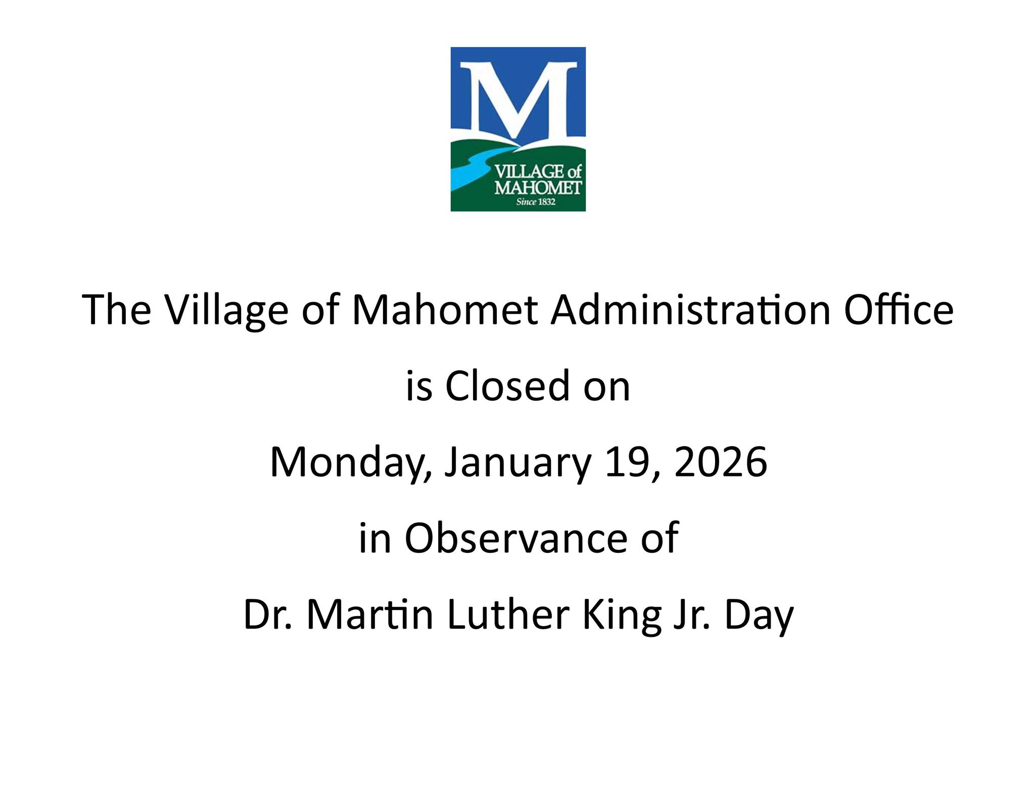 Village of Mahomet Administrative Office | Mahomet IL