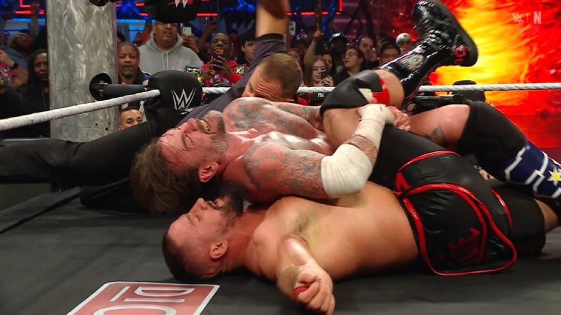 The Backstage - CM Punk defeats Bron Breakker CLEAN via pinfall to ...
