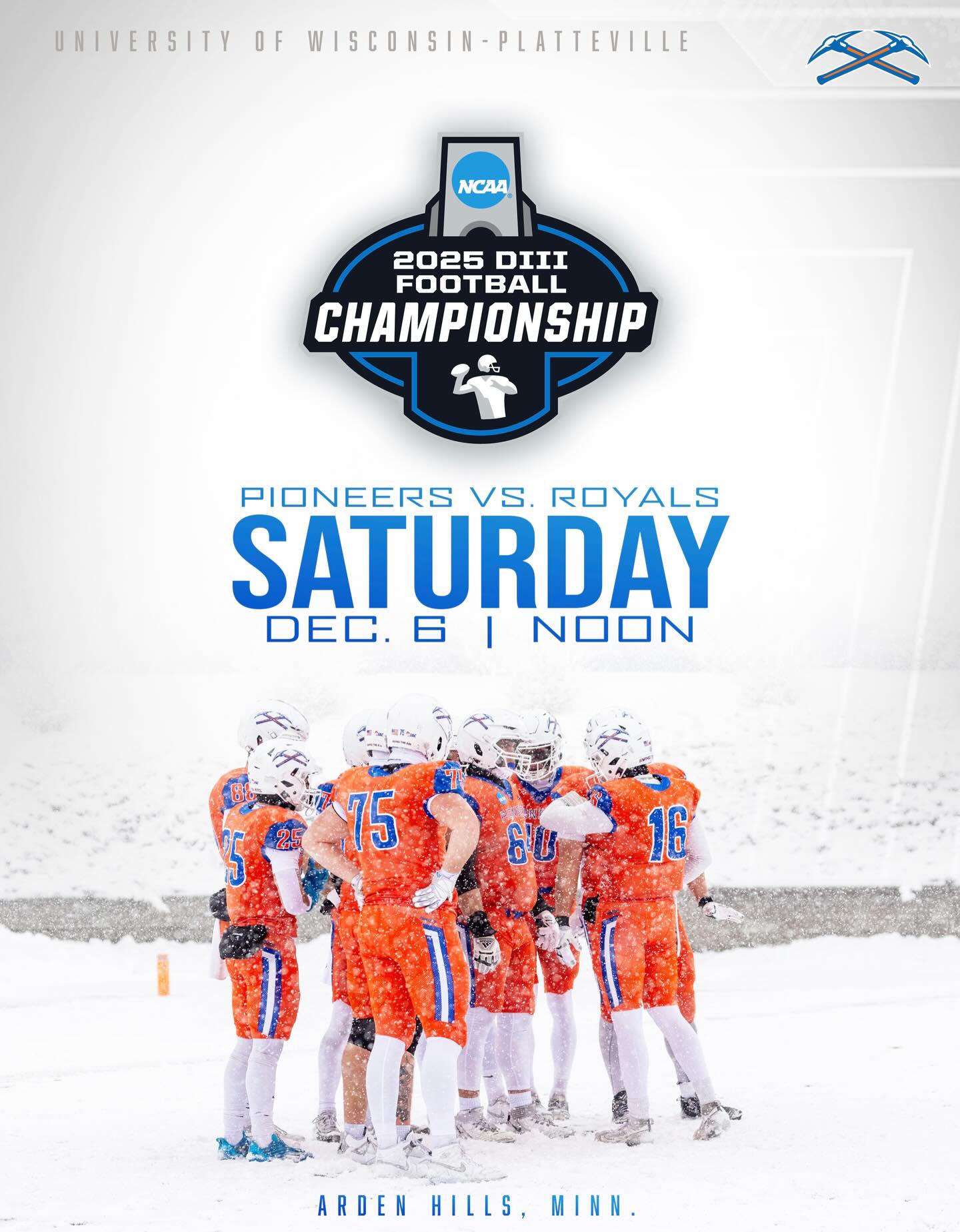 UW-Platteville - Just about that time. ⛏️ See you soon at Royal Stadium ...