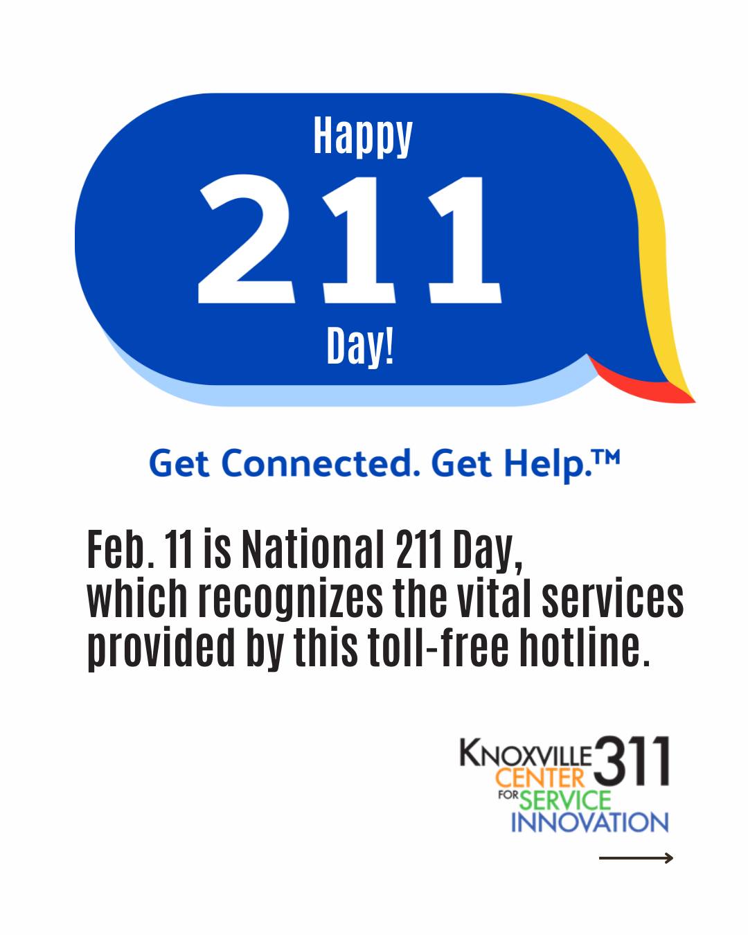It's Feb. 11, also known as 211 Day! East Tennessee 211 is a