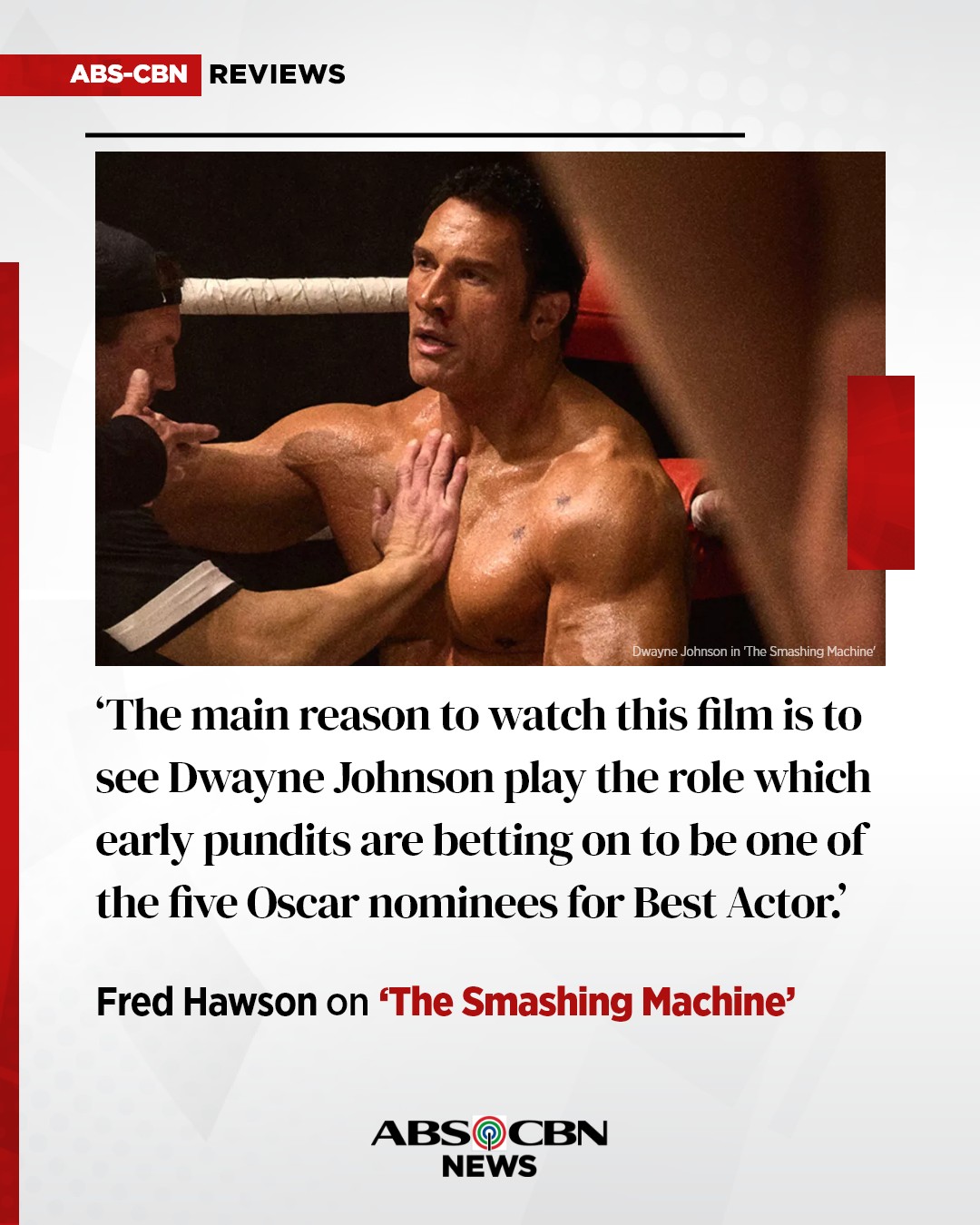 ABS-CBN News - 'The Smashing Machine' documented the... | Facebook