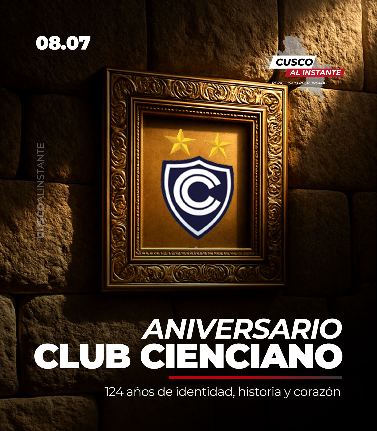 Cusco - #CuscoAlInstante ((🔴)) CIENCIANO CELEBRA SU 124° ANIVERSARIO ⚽ ...