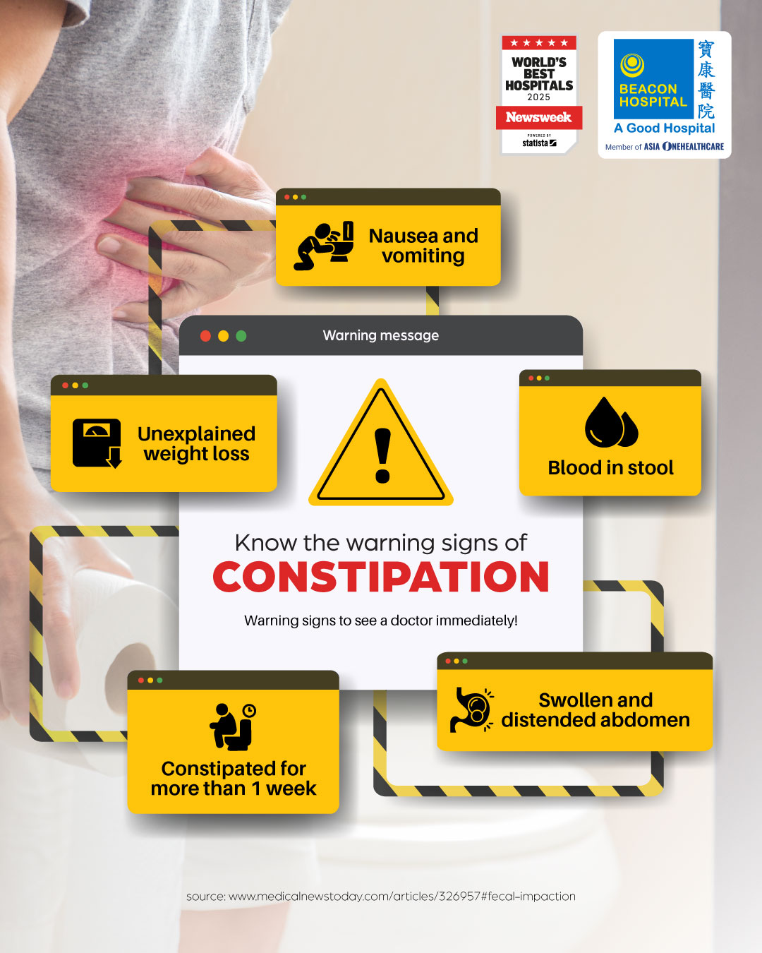 Beacon - Know the warning signs of constipation Adults and children may ...