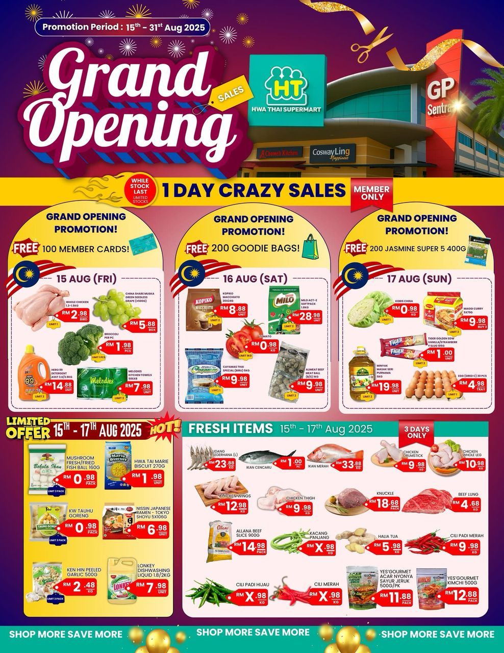 Ken - 🎉 IT’S FINALLY HERE! 🎊 Hwa Thai Supermart @ GP Sentral is ...