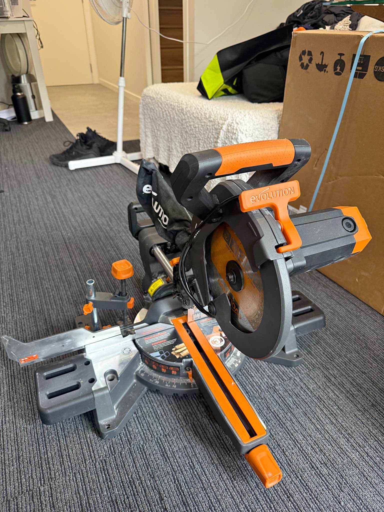 Evolution R255 SMS+ Sliding Mitre Saw – 240V - Saws & Blades - Sydney ...