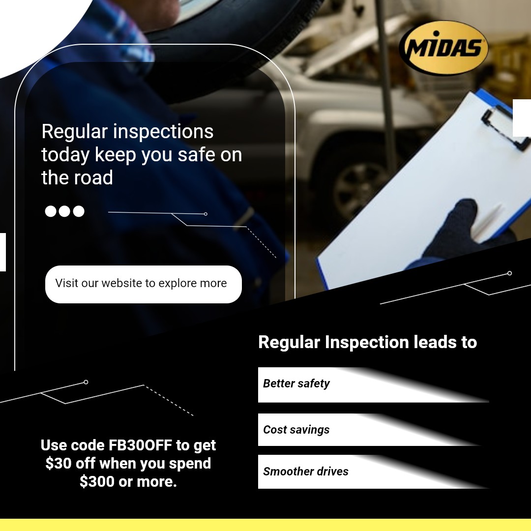 Midas: - Did you know that regular vehicle inspections are essential to ...