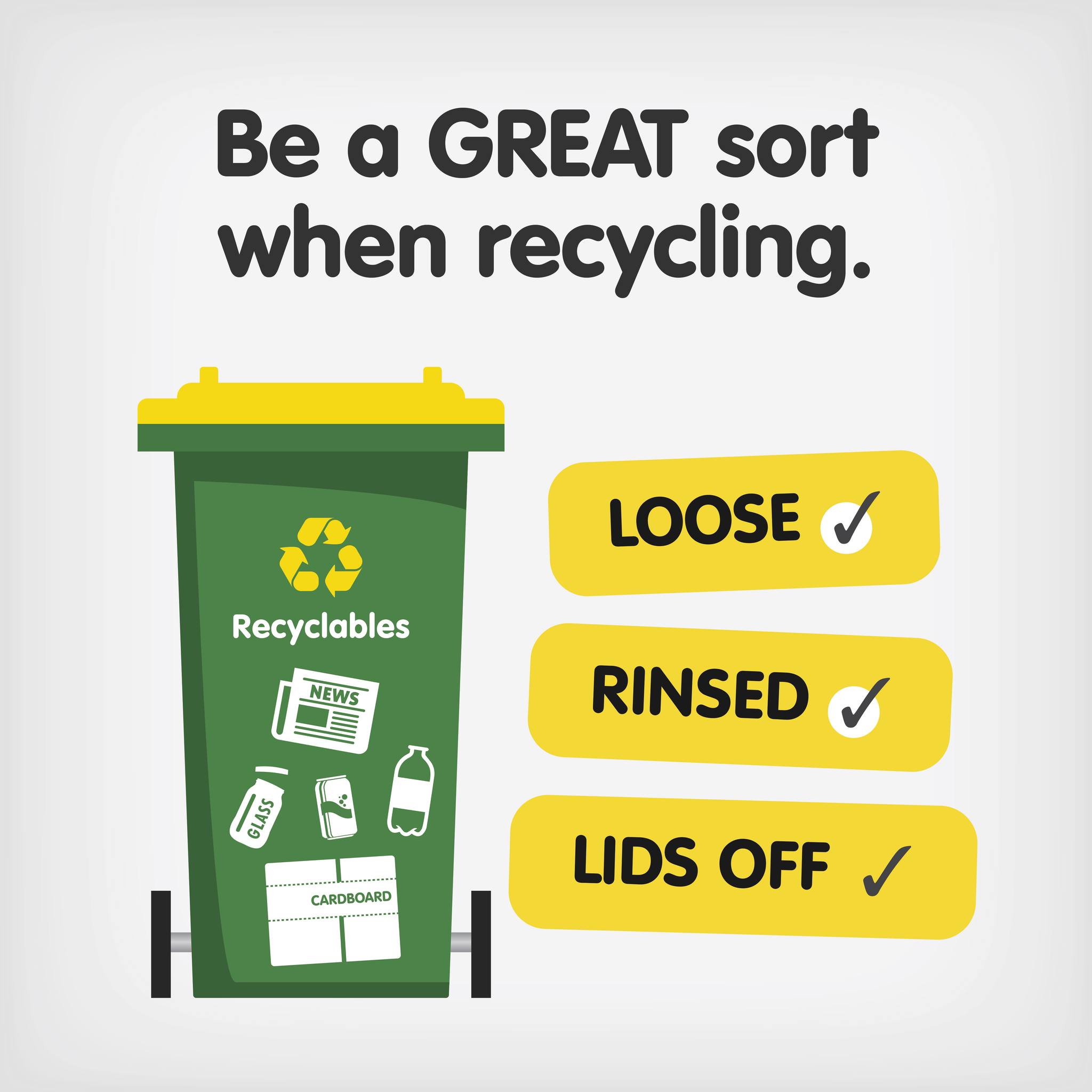 Town - Be a GREAT sort with your recycling these holidays. Make sure ...