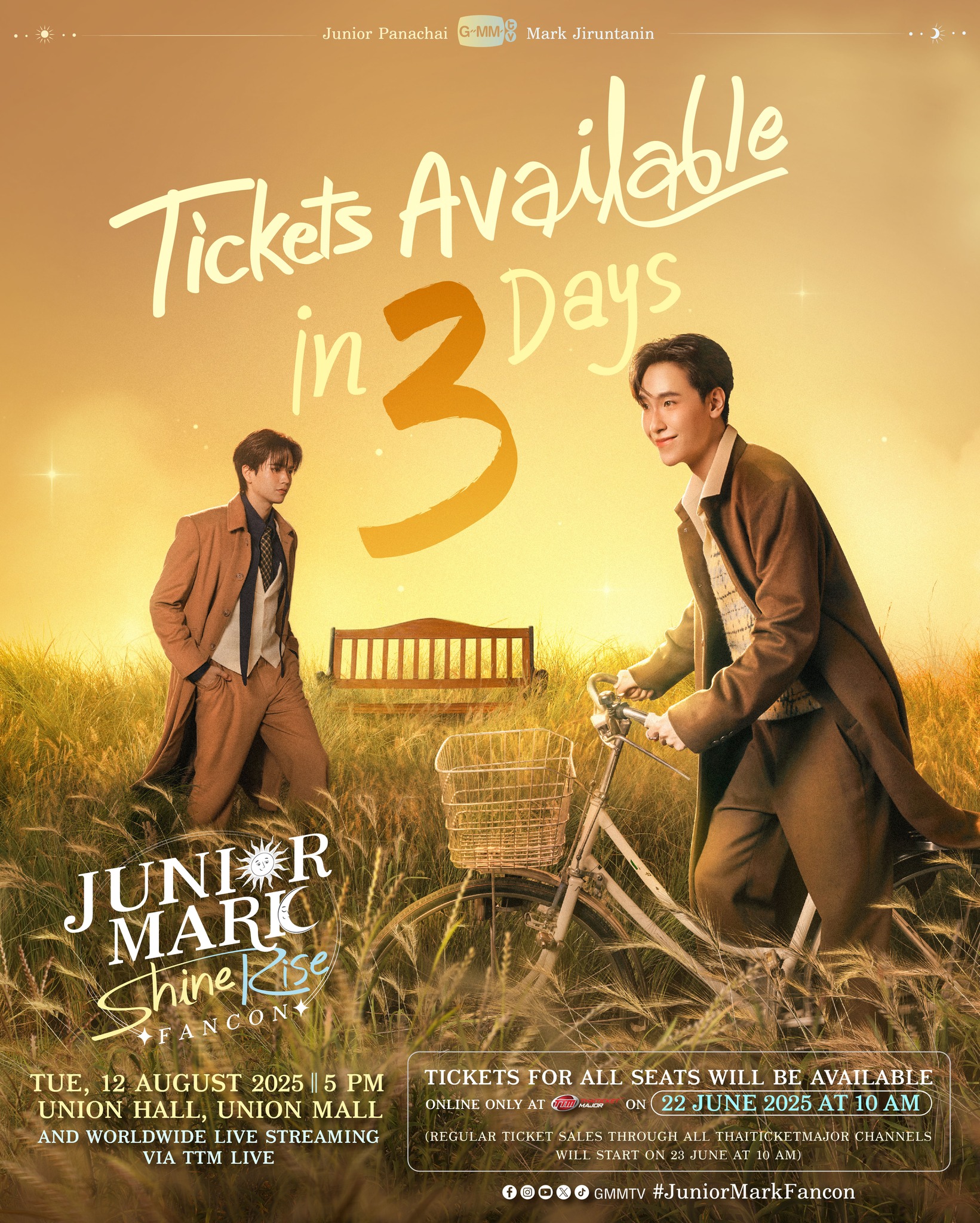กำหนดการ / AGENDA 'JUNIOR MARK SunnyMoon CONCERT