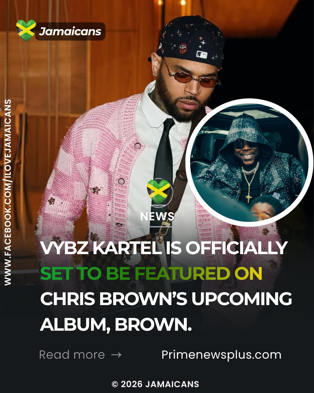 Vybz Kartel is set to be featured on Chris Brown's upcoming album