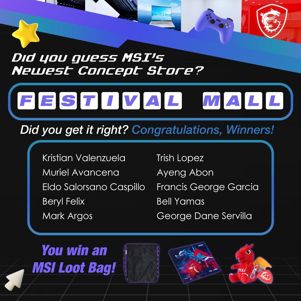 MSI - 🎉 𝗪𝗲 𝗛𝗮𝘃𝗲 𝗪𝗶𝗻𝗻𝗲𝗿𝘀! 🎉 Congratulations to everyone who nailed our ...