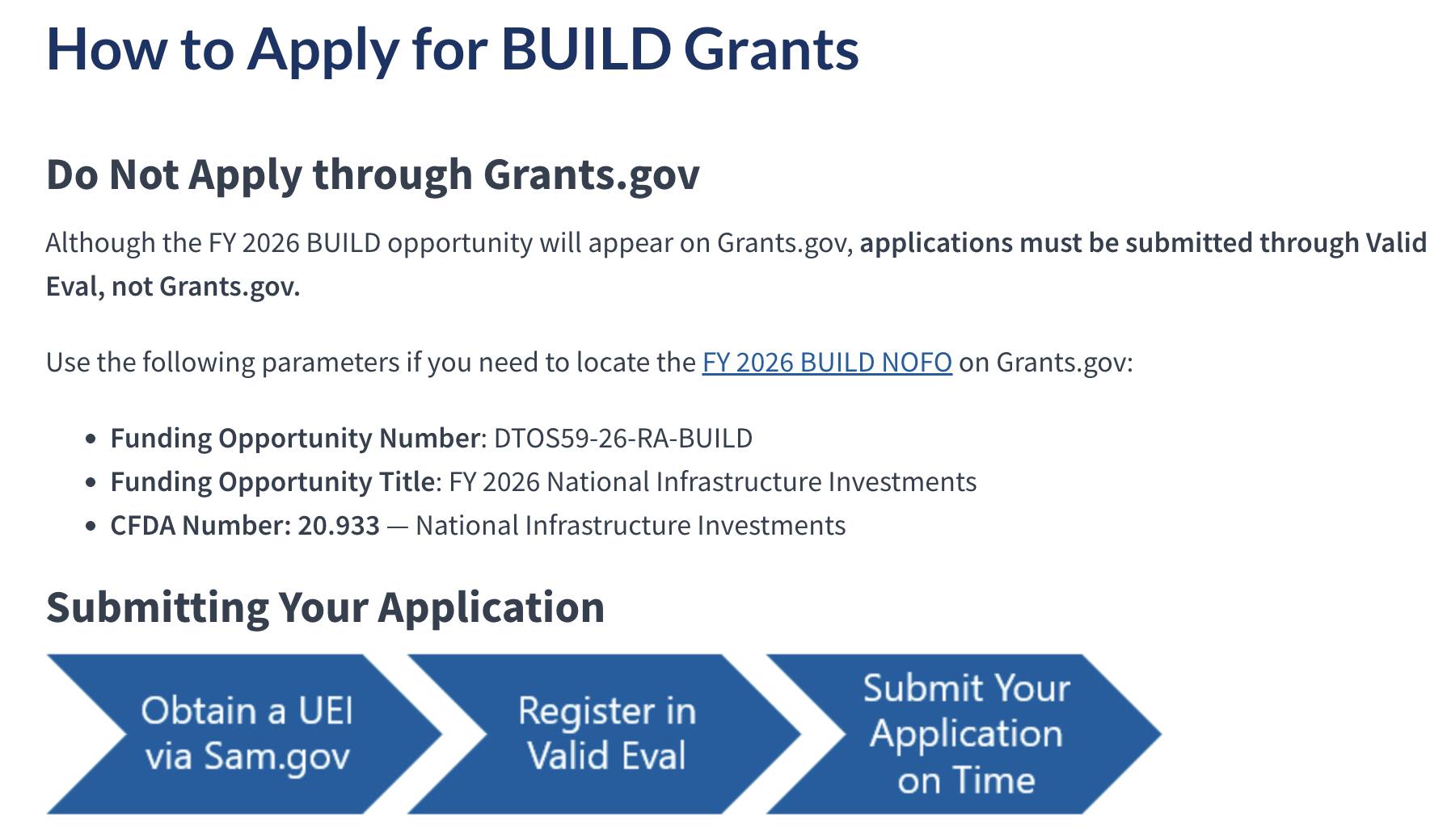 Southwestern - Open Grant Alert‼️ The U.S. Department of Transportation ...