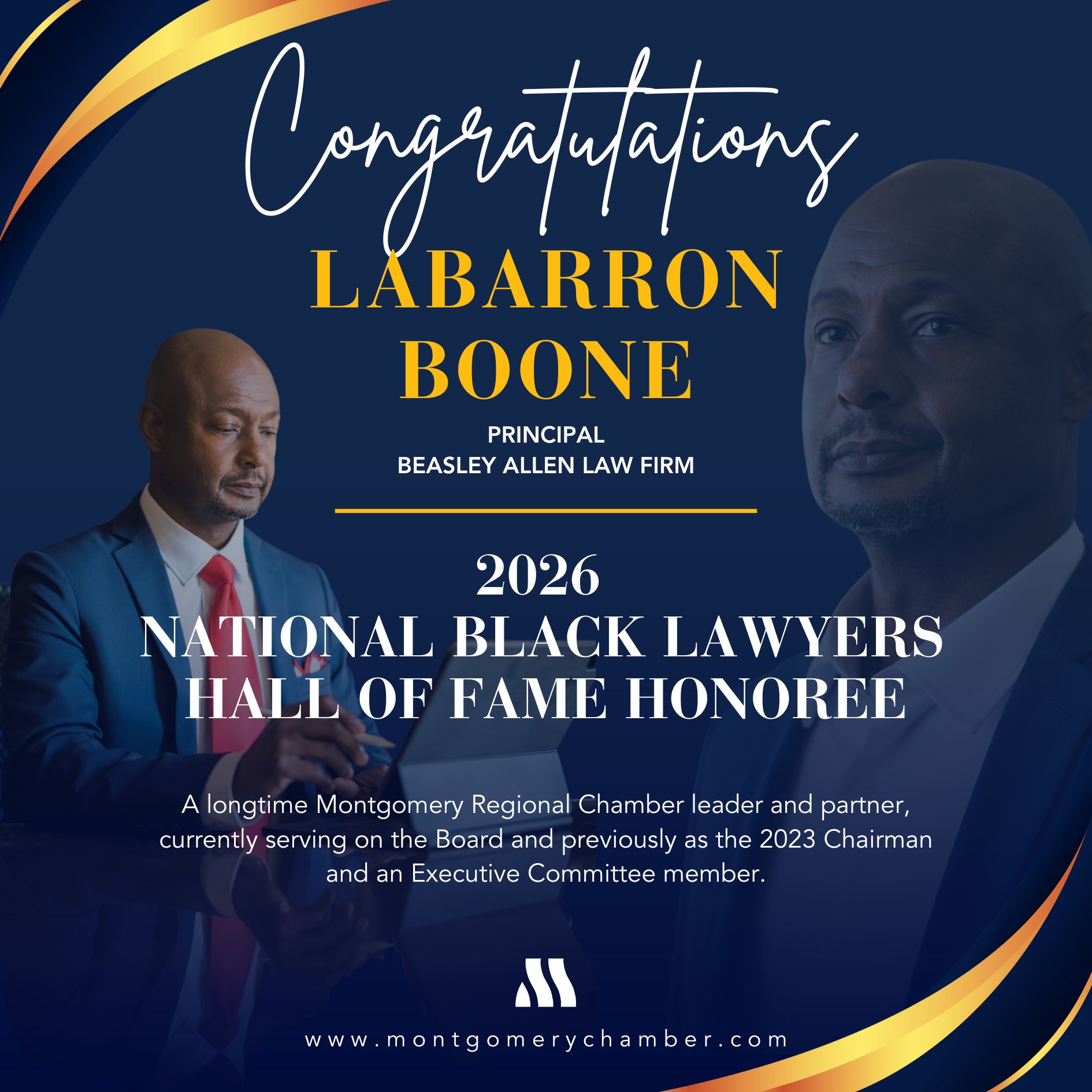 Montgomery - We are proud to celebrate Labarron Boone, named a 2026 ...