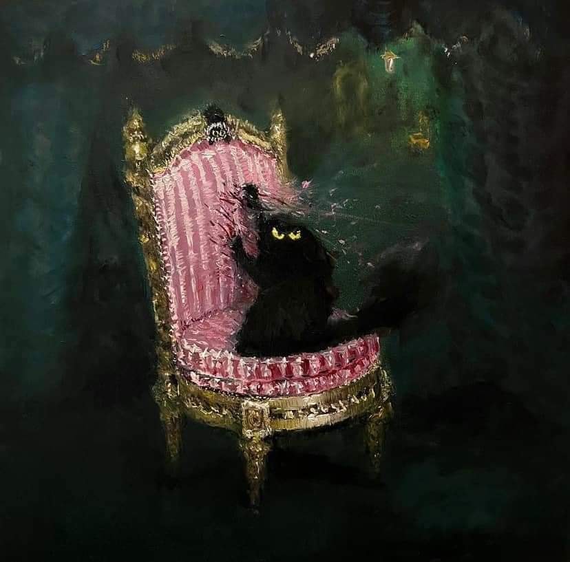 Vanessa Stockard's 2022 art piece 'another day, another chair'