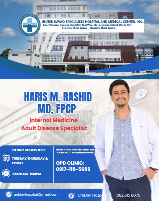 Unidav Meet The Experts | Dr. Haris M. Rashid, FPCP Meet Dr. Haris M ...