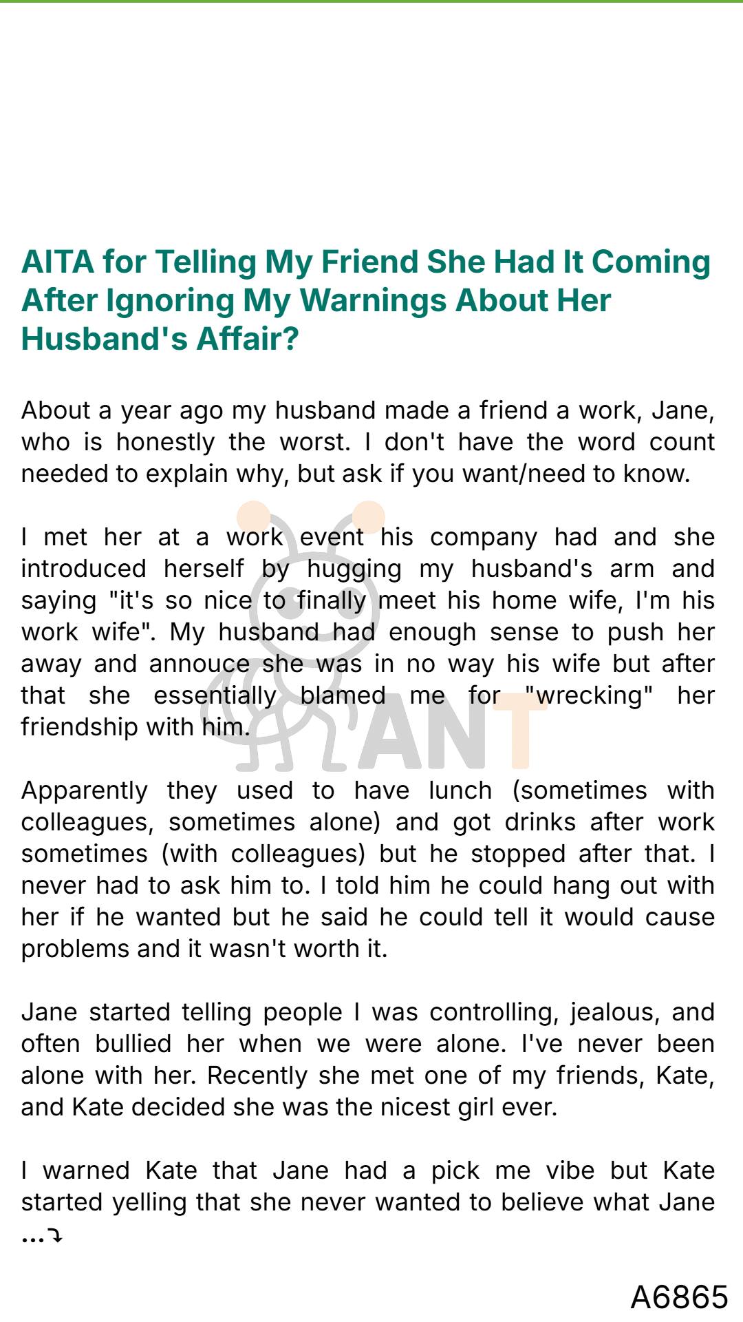AITA - AITA for Telling My Friend She Had 🔔 It Coming After Ignoring My ...