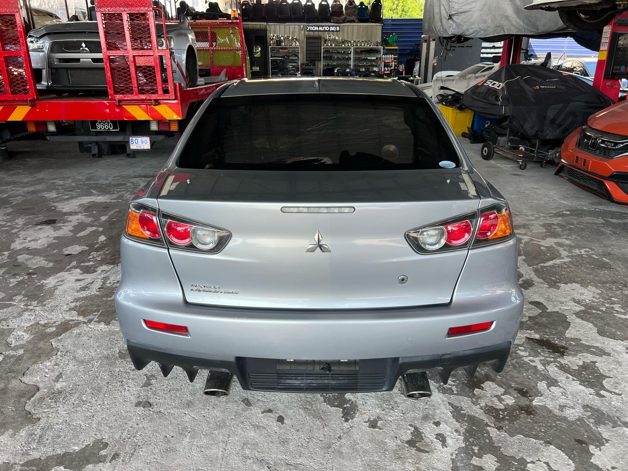 Mivec 4b division Real | 🏆🥇 MITSUBISHI EVO 10 (ORIGINAL) REAR WIDE BODY ...