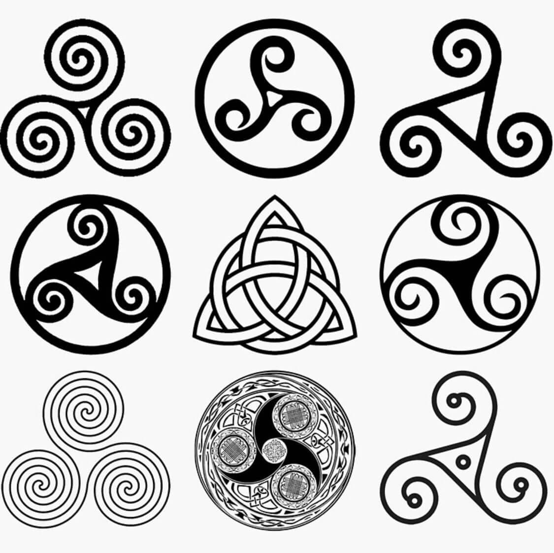 Eurasie - Le Triskell est un #symbole #Celtique à trois branches. Il y ...