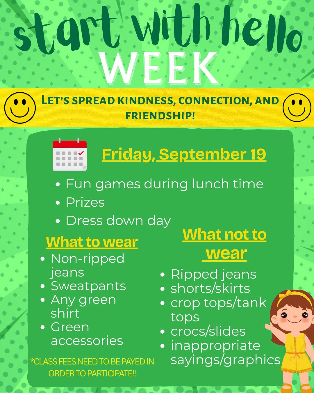 Let’s end HELLO week with a... - Somerset Academy Canyons | Facebook