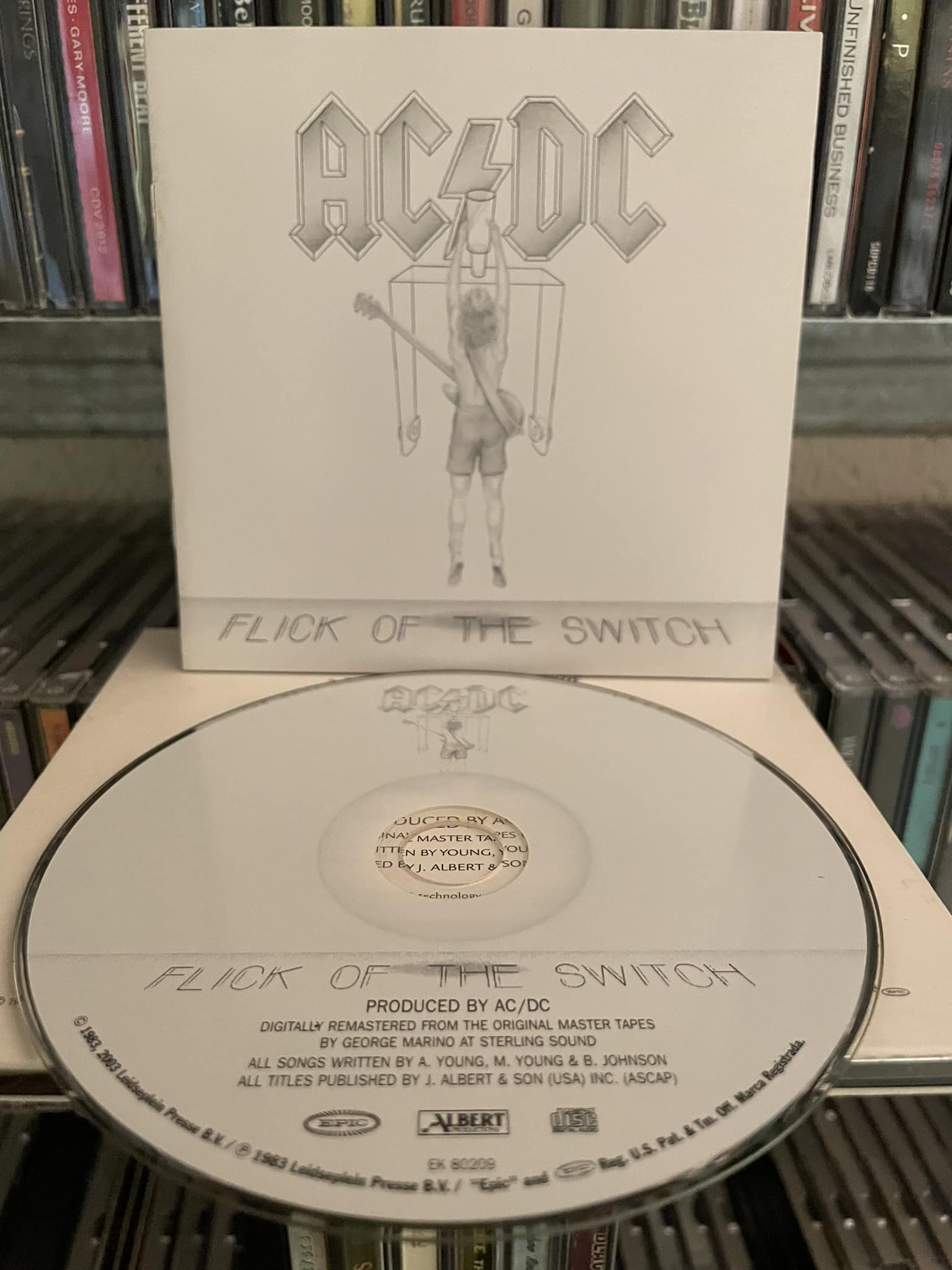 AC/DC's Flick of the Switch album release