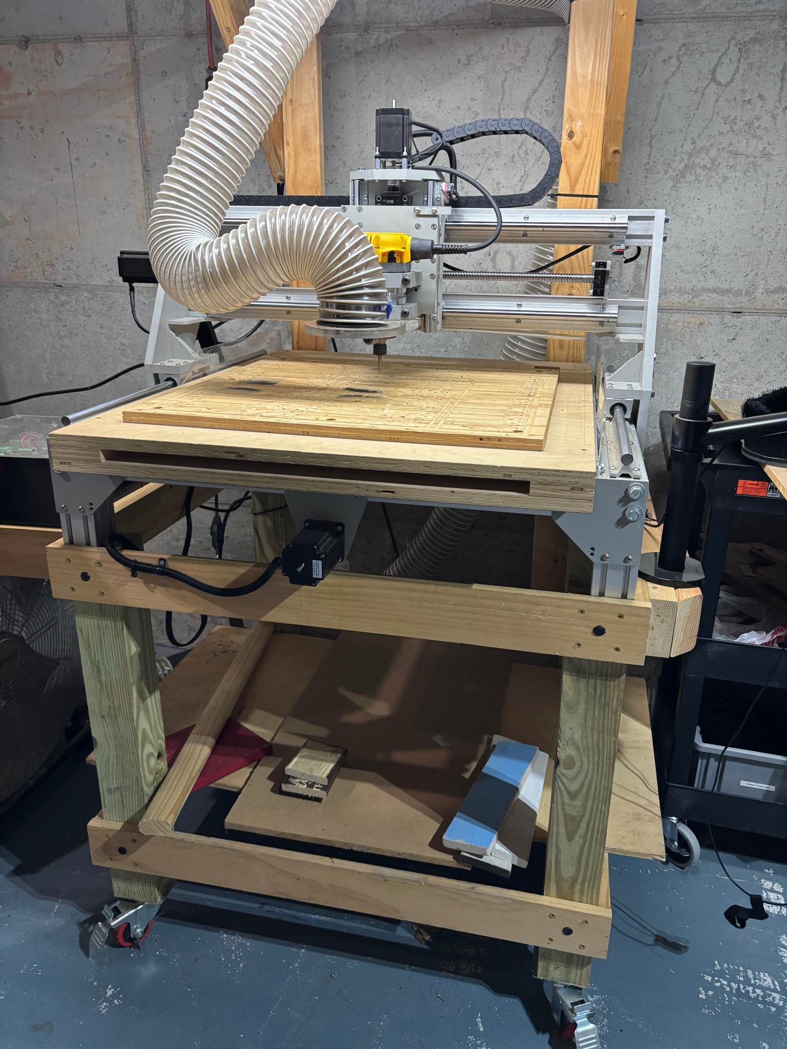 Mill Right CNC M3 Wood Router w/Dust Collector & Table Router - Routers ...