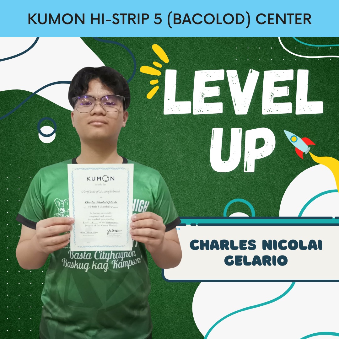 Kumon - Congratulations, Francine Kyle Marie Gaylo, for achieving a ...