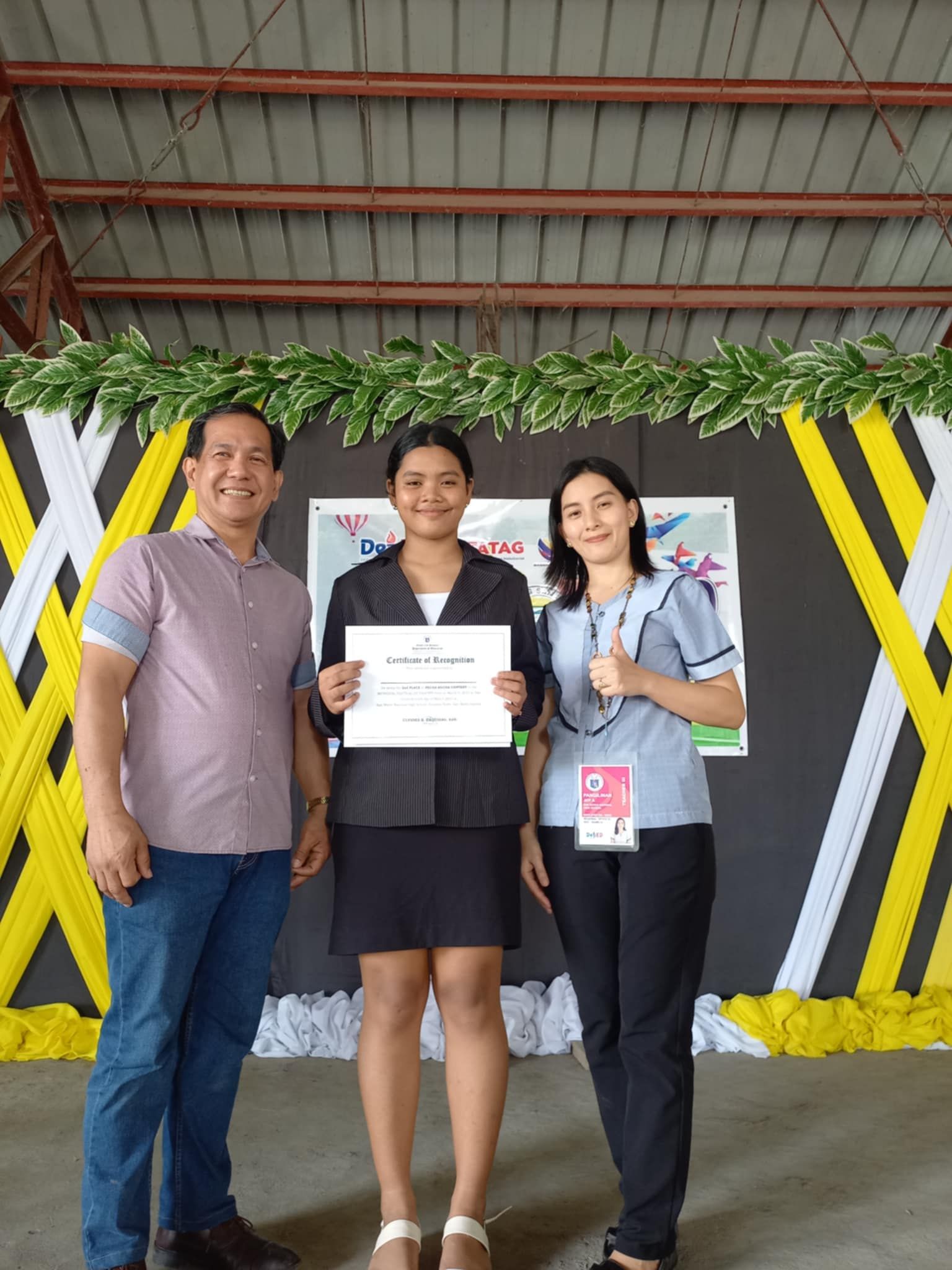 San - Congratulations Nicole D. Aloran, 2nd place in Read-A-Thon/Pencha ...