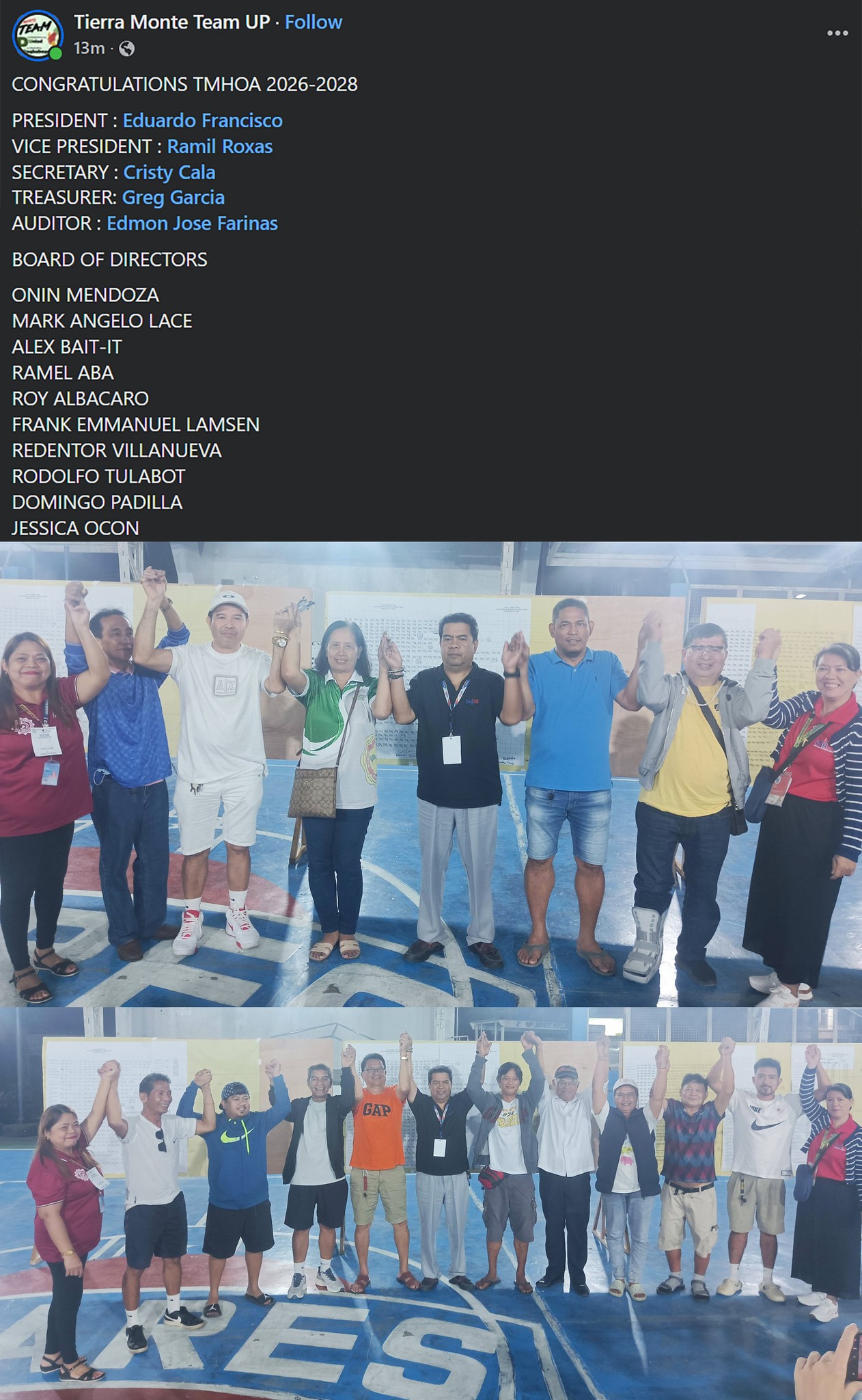 Silangan News - Congratulations sa mga bagong HOA officers... | Facebook