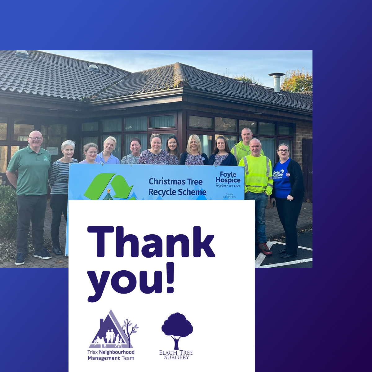 Foyle - Together, we’ve turned trees into care 🌲 A heartfelt thank you ...