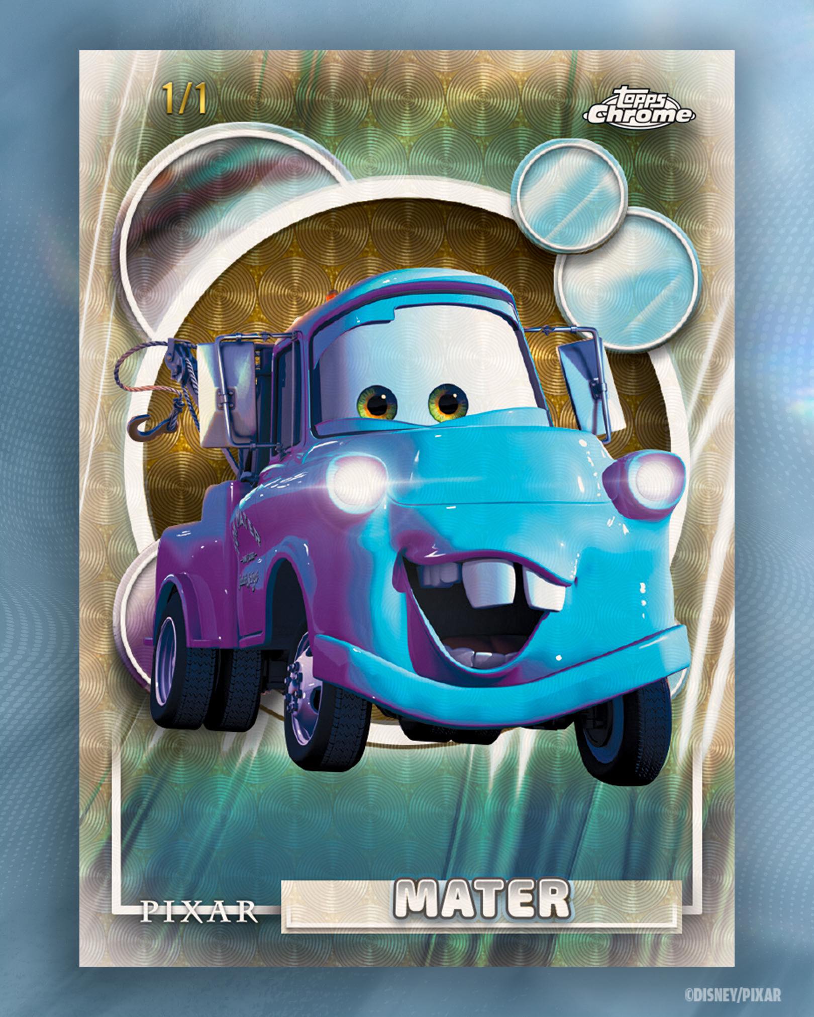 その他 Topps Chrome Disney Pixar Mater 377/399 FIRST LOOK: Mater's image variation card in 2026 Topps Chrome