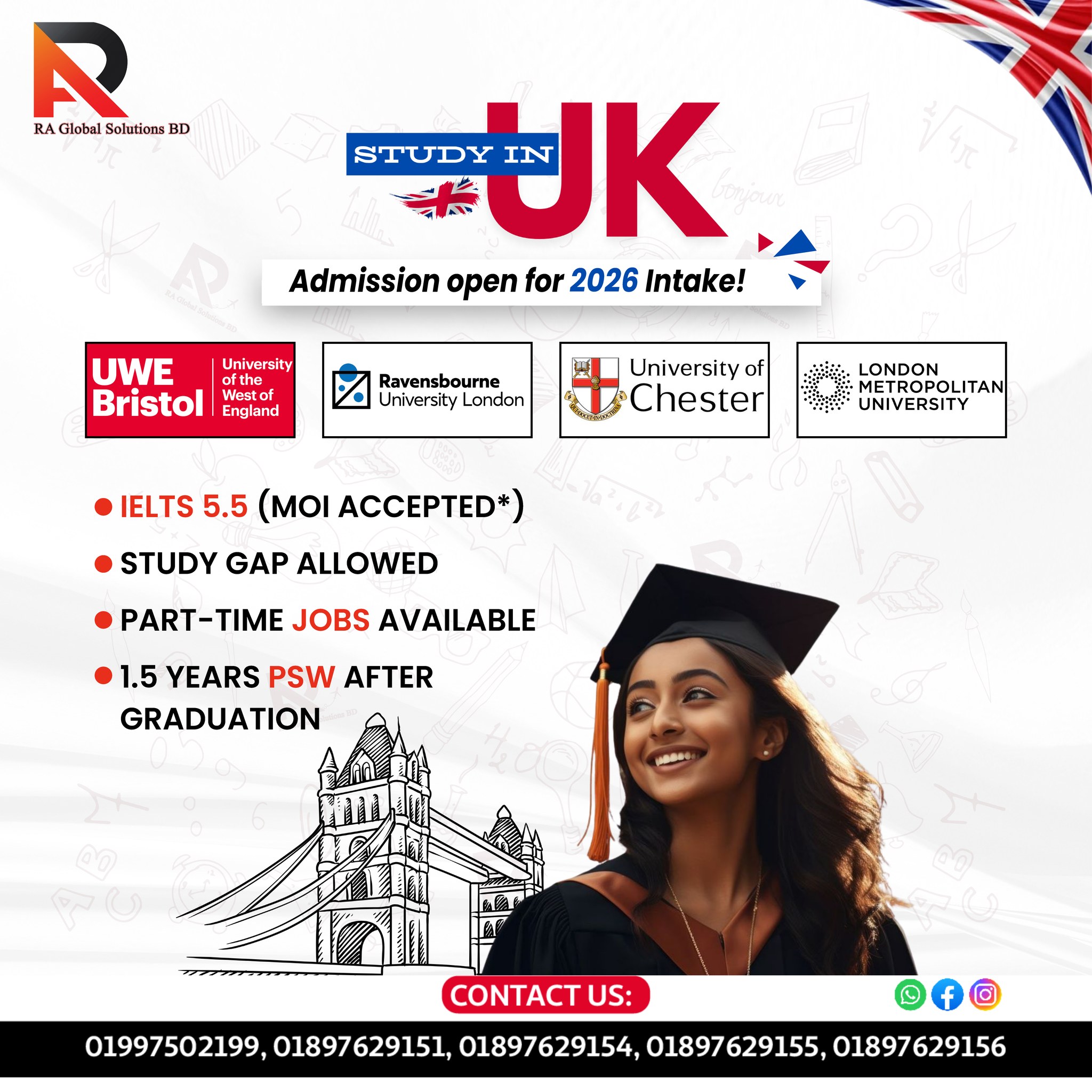 RA - STUDY IN UK – 2026 Intake Now Open! Dreaming of a world-class ...