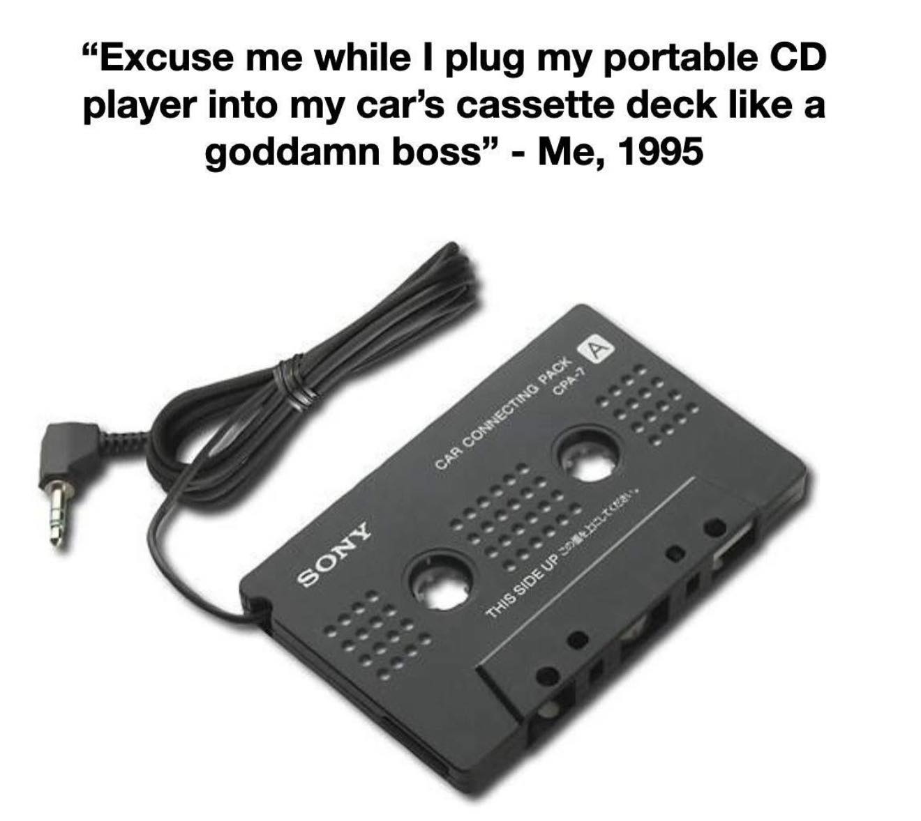 cd player with cigarette lighter adapter Growing Up In The 90s added a new