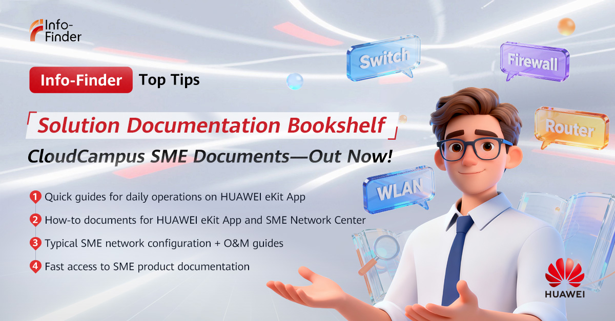📢 New SME Network Solution... - Huawei Documentation Insights | Facebook