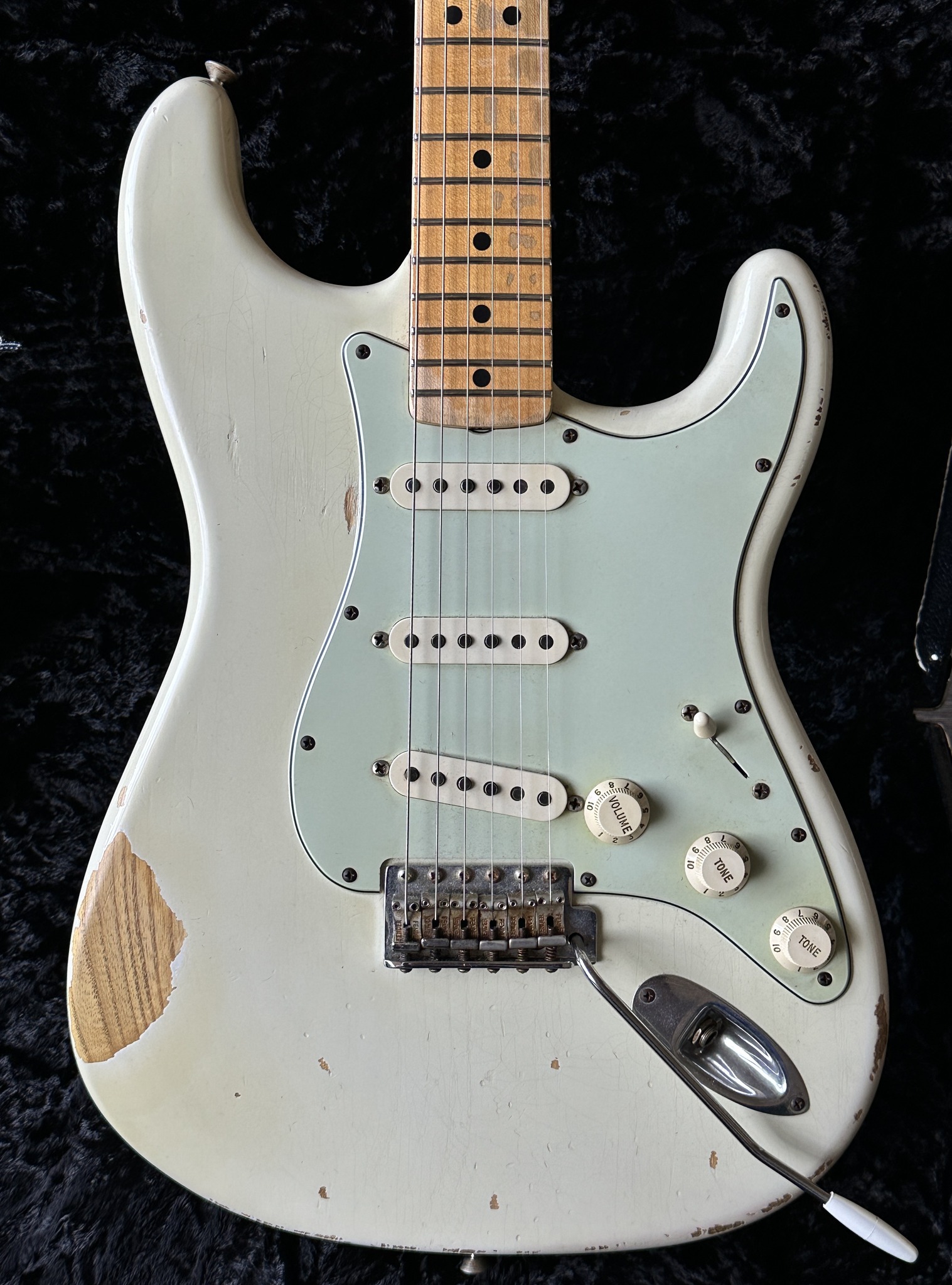 ★OlympicWhite Relic LaquerStratocaster★