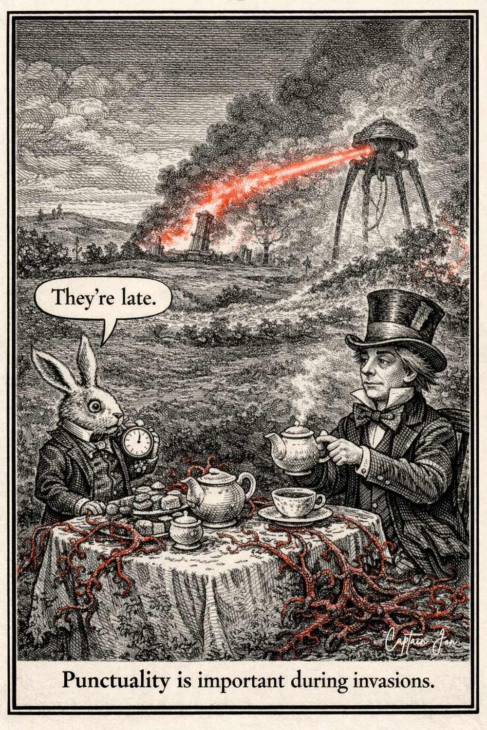 Steampunk - Captain’s Log — Surrey Engagement The countryside is ablaze ...