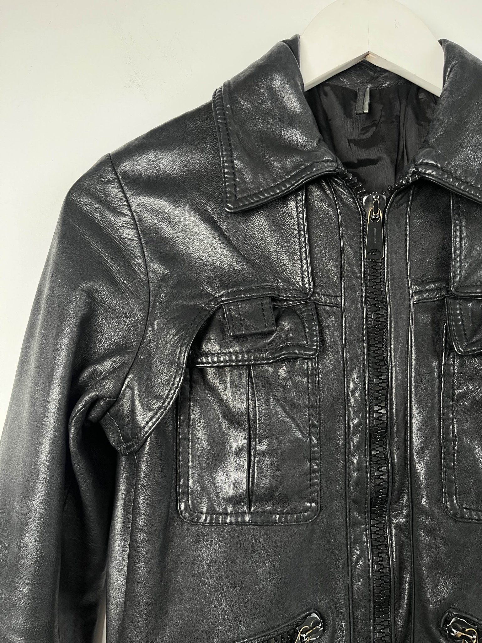 FW06 Dior Homme “These Gray Days” Leather Jacket - Coats & Jackets ...
