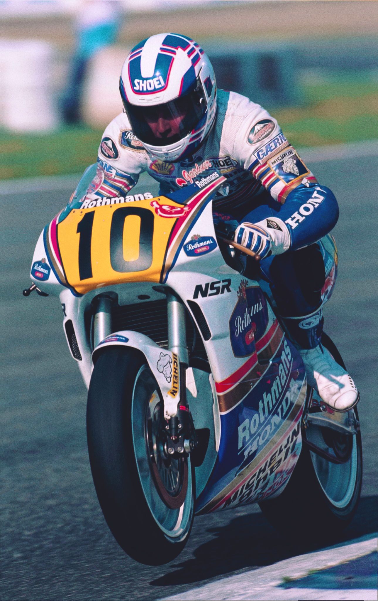 1990 WGP 500cc class with Wayne Gardner and Kevin Schwantz