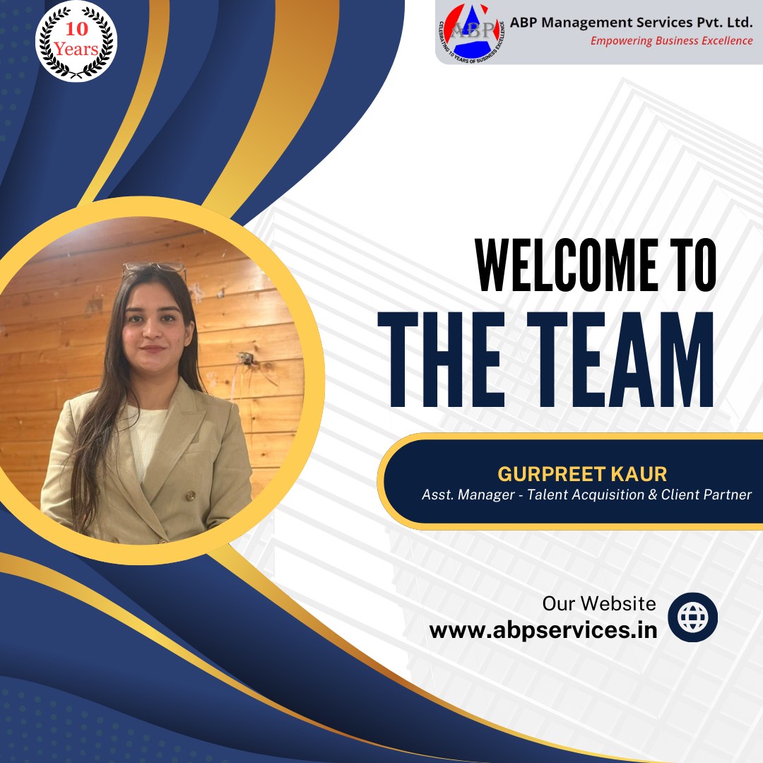 ABP - 🌟 Welcome to the Team, Gurpreet Kaur! 🌟 We are excited to welcome ...