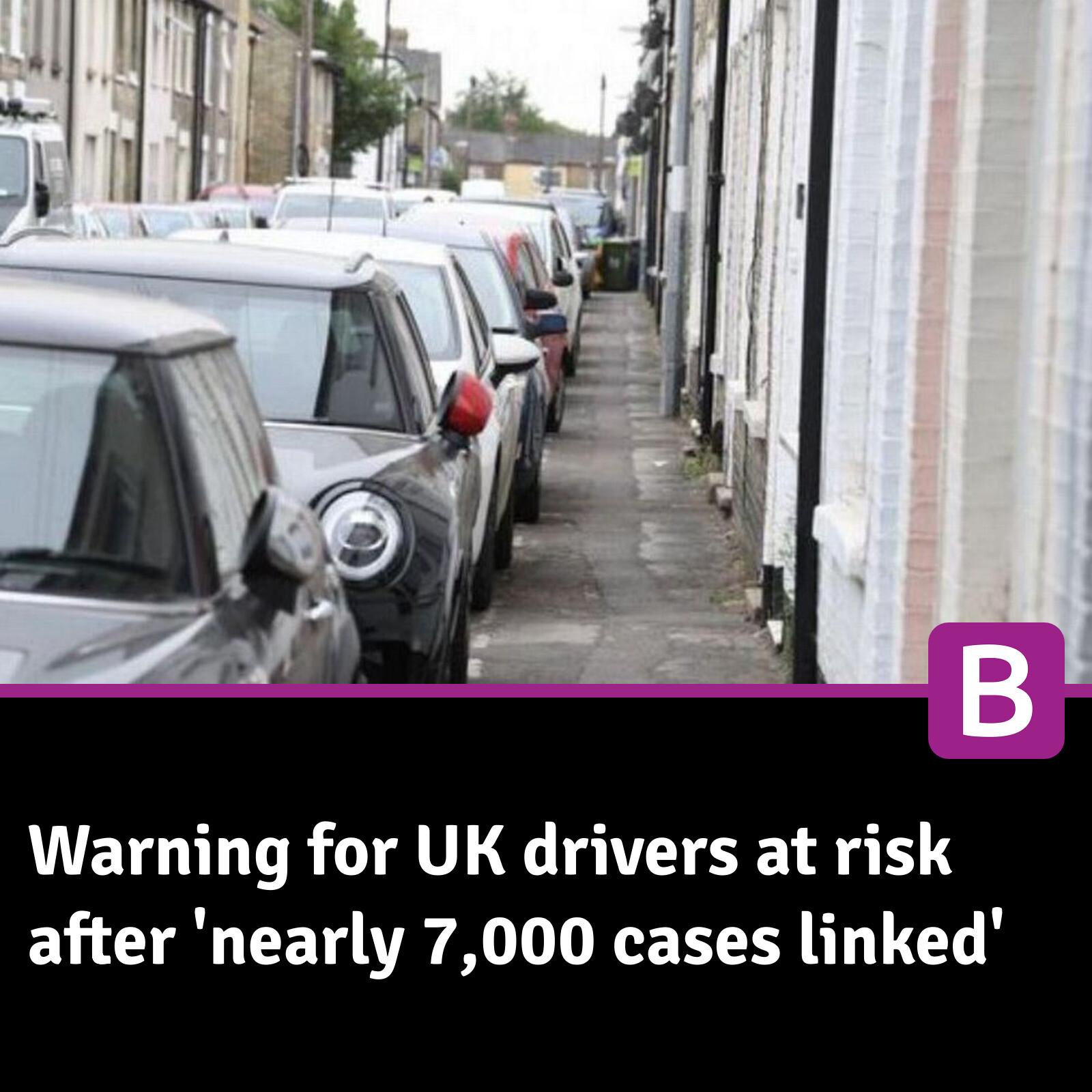 Birmingham - Warning for UK drivers at risk after 'nearly 7,000 cases ...