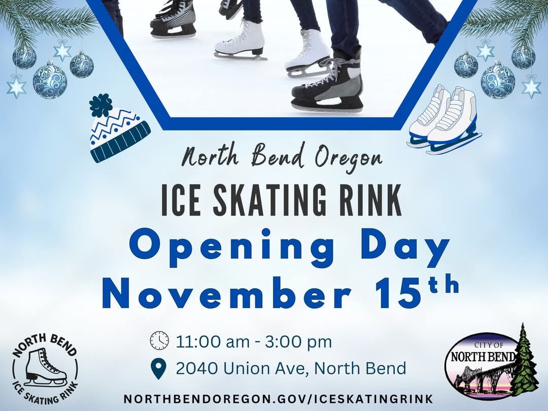 City - Sharpen those skates, North Bend – the ice is back! ⛸ ️ Our ...