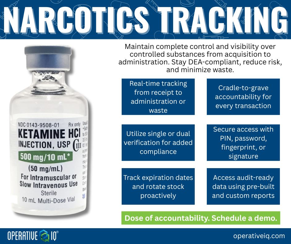 Operative - When it comes to controlled substances, there's no room for ...
