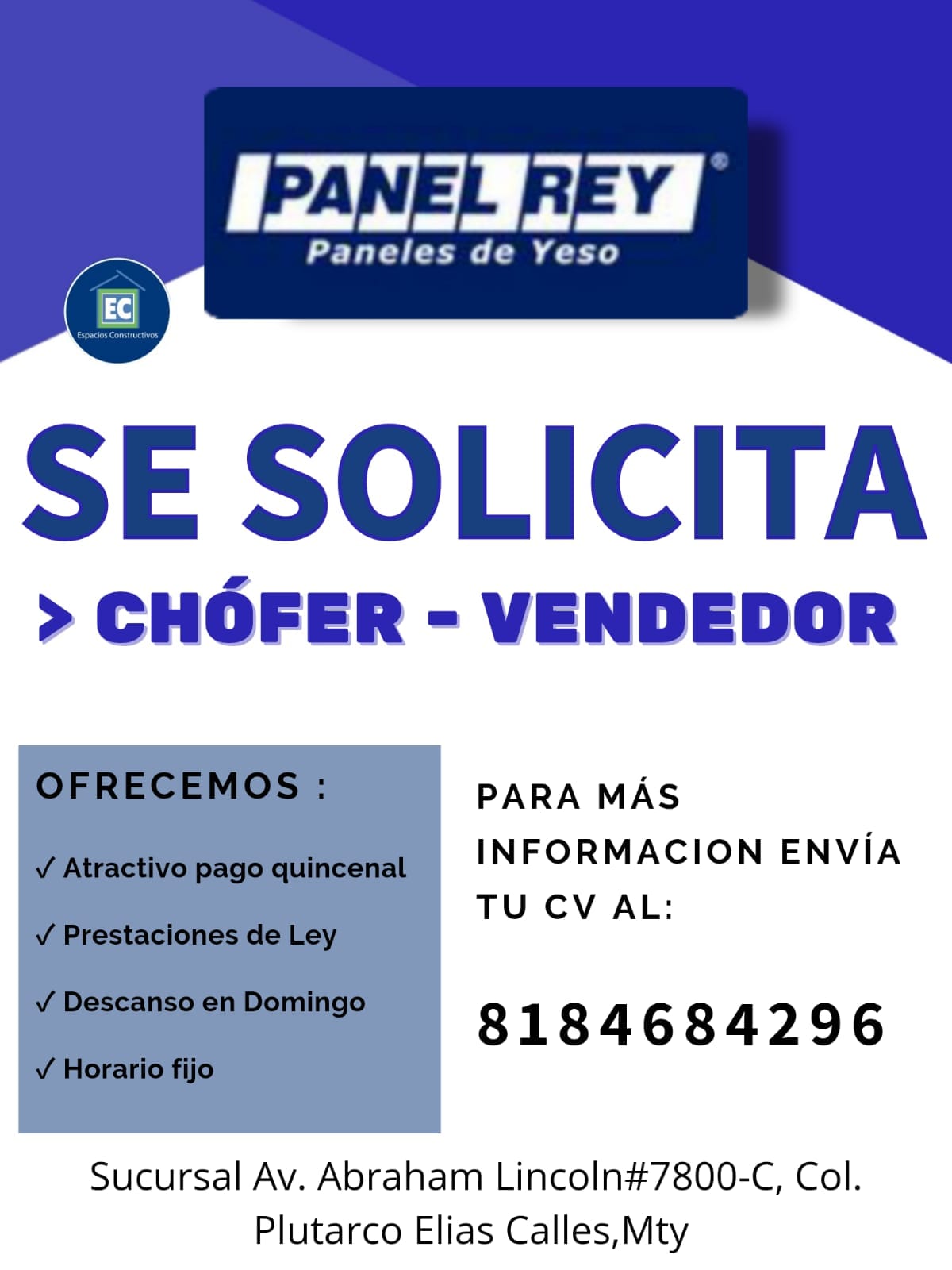 Panel Rey EC