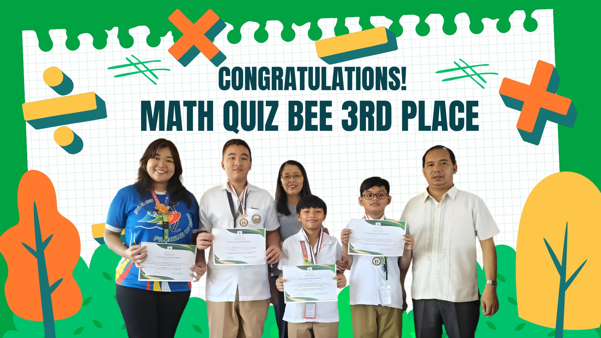 Congratulations, Math... - Saint Catherine Academy,Inc. | Facebook