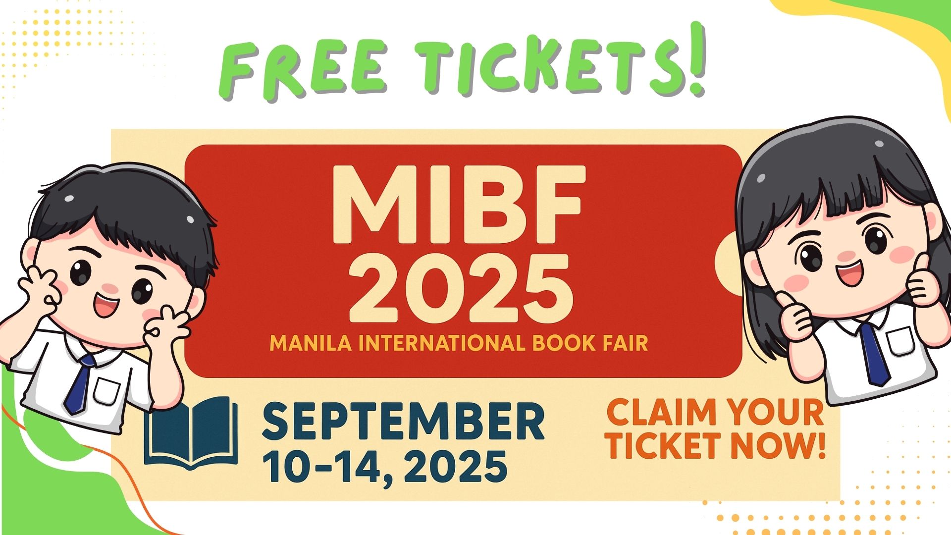 Cavite - 📚 𝐆𝐨𝐨𝐝 𝐧𝐞𝐰𝐬, 𝐊𝐚𝐁𝐎𝐎𝐊𝐦𝐚𝐭𝐞𝐬!!! 📚 We are giving away 𝐅𝐑𝐄𝐄 𝐭𝐢𝐜𝐤𝐞𝐭𝐬 ...